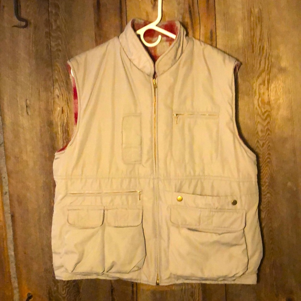 Hunting vest with many pockets - Sz L